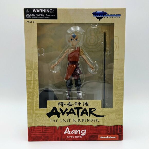 Avatar The Last Airbender Aang Action Figure - New (Diamond Select, 2019) - Picture 1 of 6